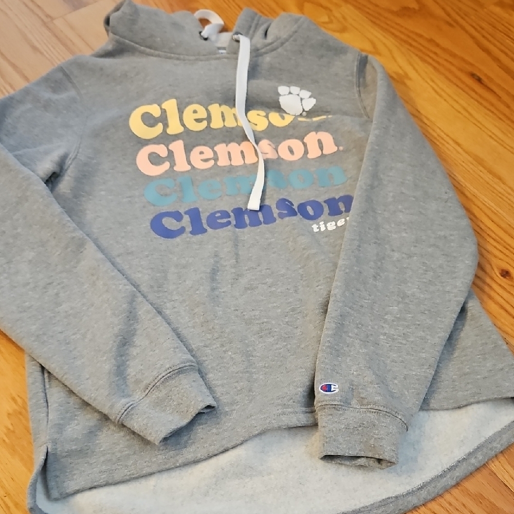 Gray Champion Clemson Hoodie